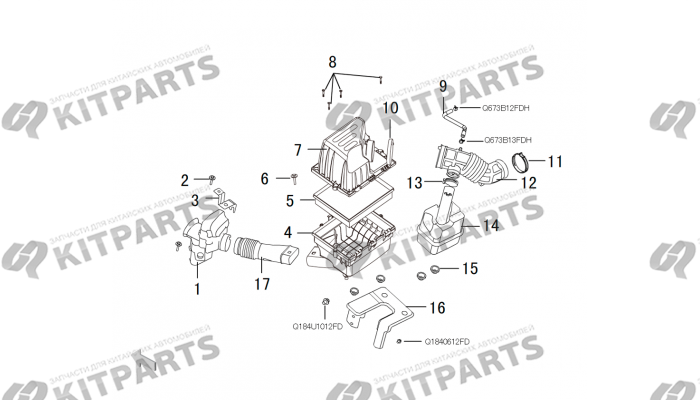 Воздушный фильтр 4G63 Haval H6