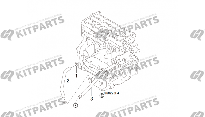 Впускной / выходной шланг Haval H6