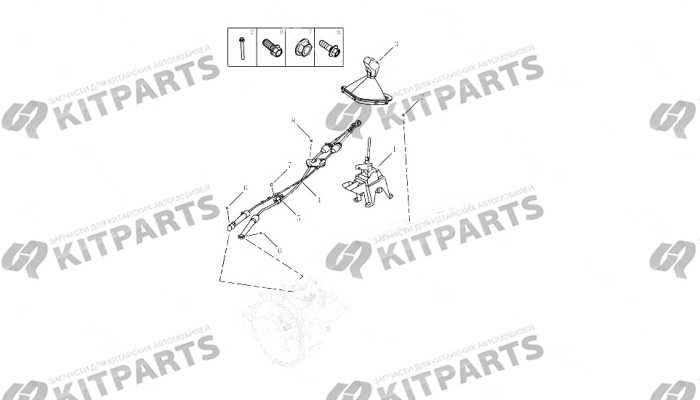 Рычаг переключения передач MT [6MTT250] Geely