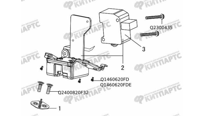 Замок пятой двери Great Wall Hover H5